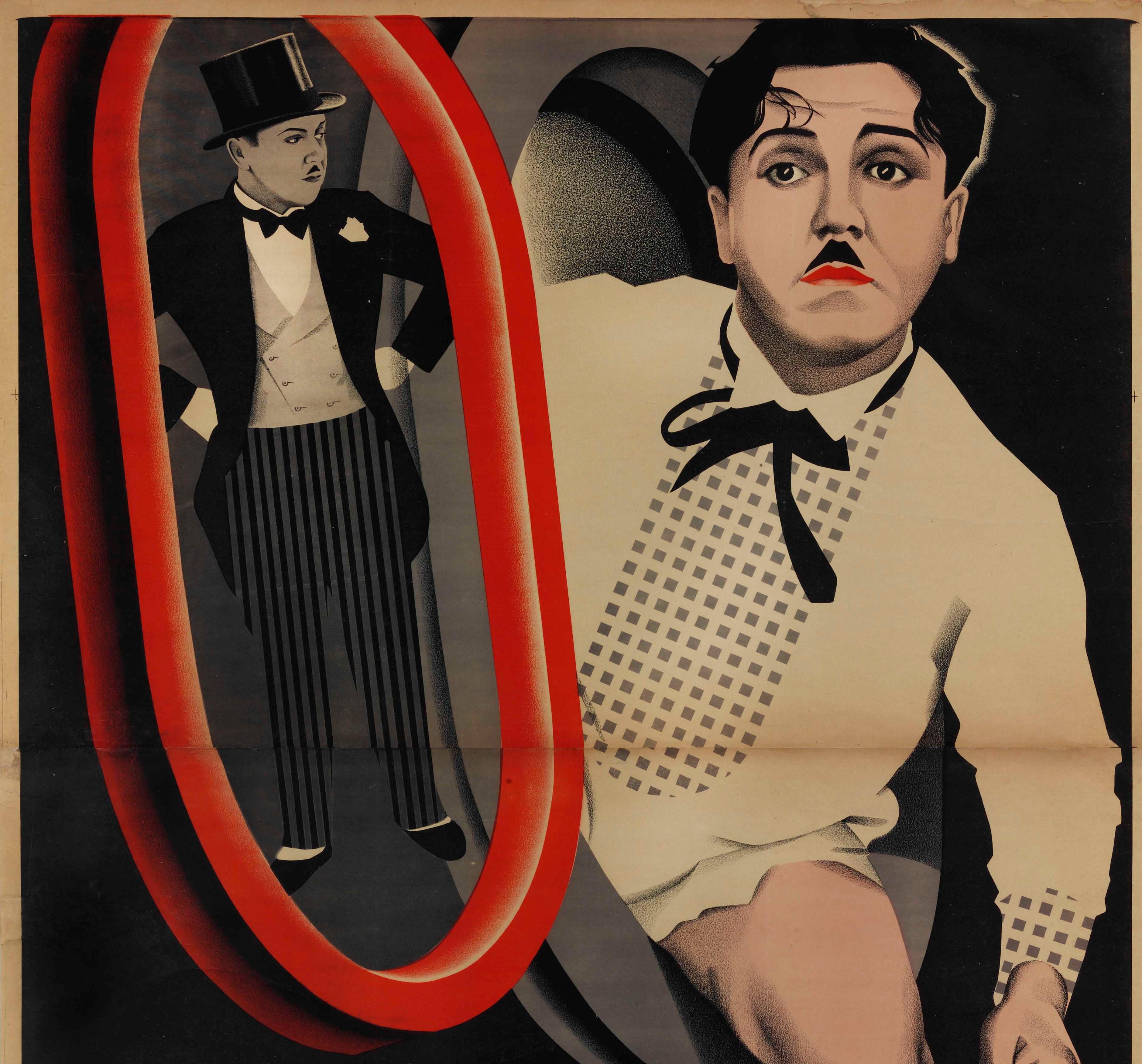 Russe Rare affiche de film constructiviste rare des frères Stenberg « Perfect Gentleman Monty Banks » en vente