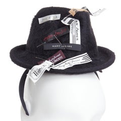 selten STEPHEN JONES MILLINERY 2008 PLU melusine mini trilby multi label Zylinderhut