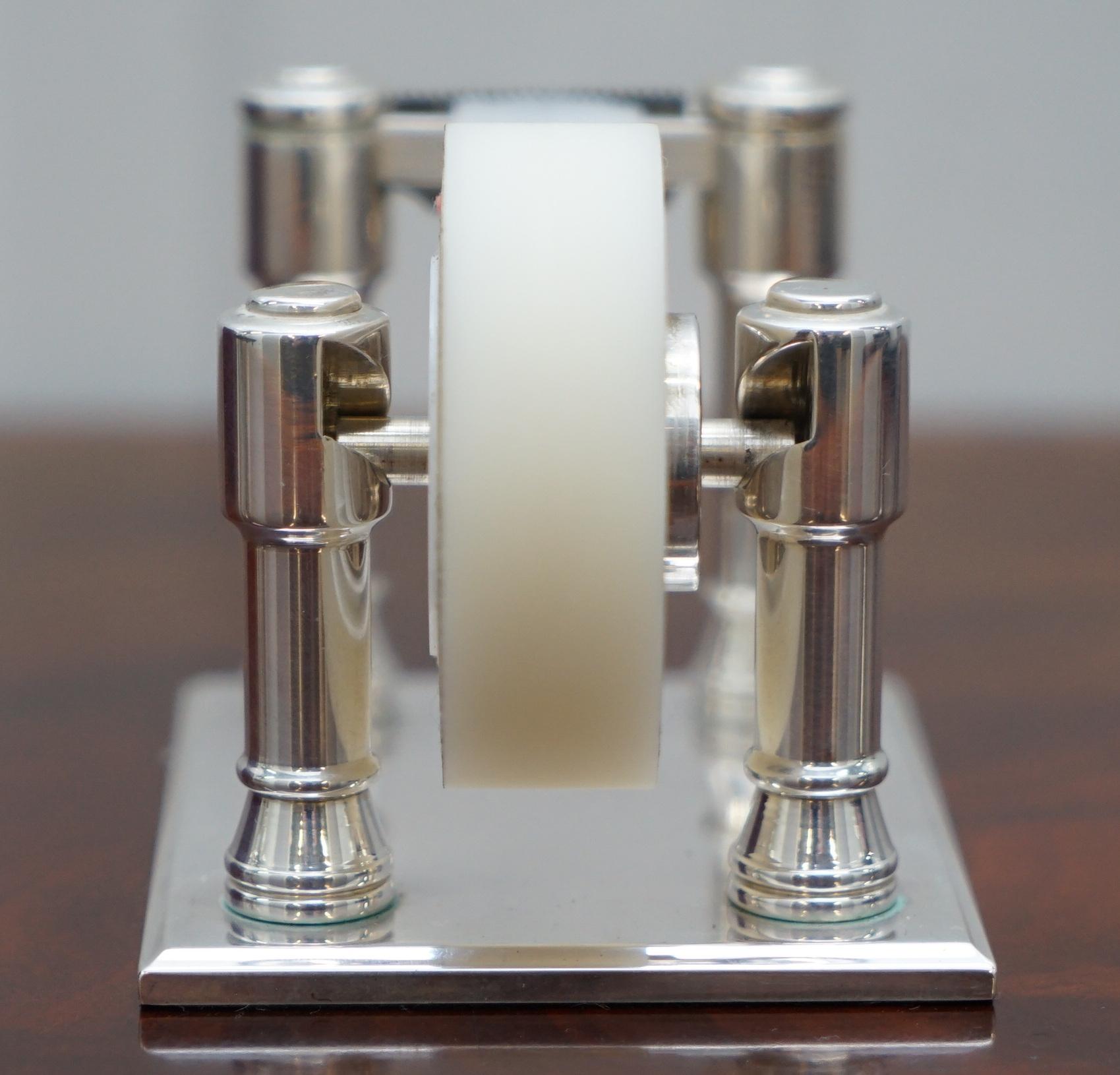 Hand-Crafted Rare Sterling Silver Asprey London Luxury Premium Tape Dispenser Original Box