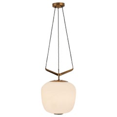 Raro lampadario Stilnovo Italia c1950