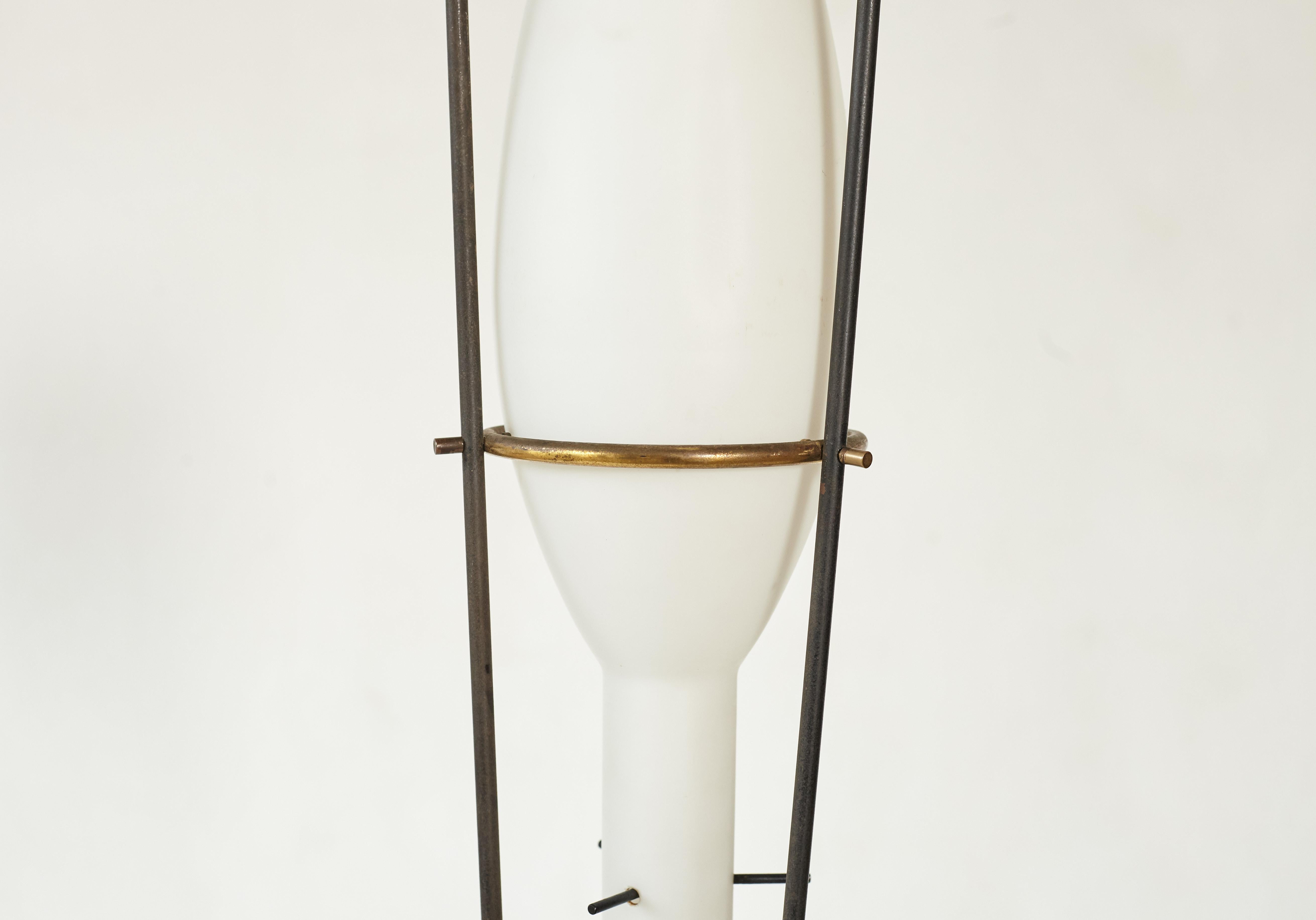 Mid-Century Modern Rare Stilnovo Floor Lamp, Italy, 1950s