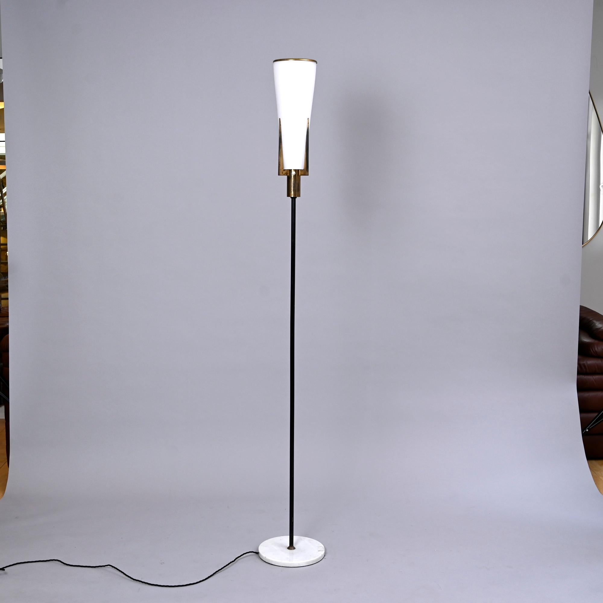 Rare Stilnovo Floor Lamp, Italy, C1950 In Good Condition For Sale In London, GB