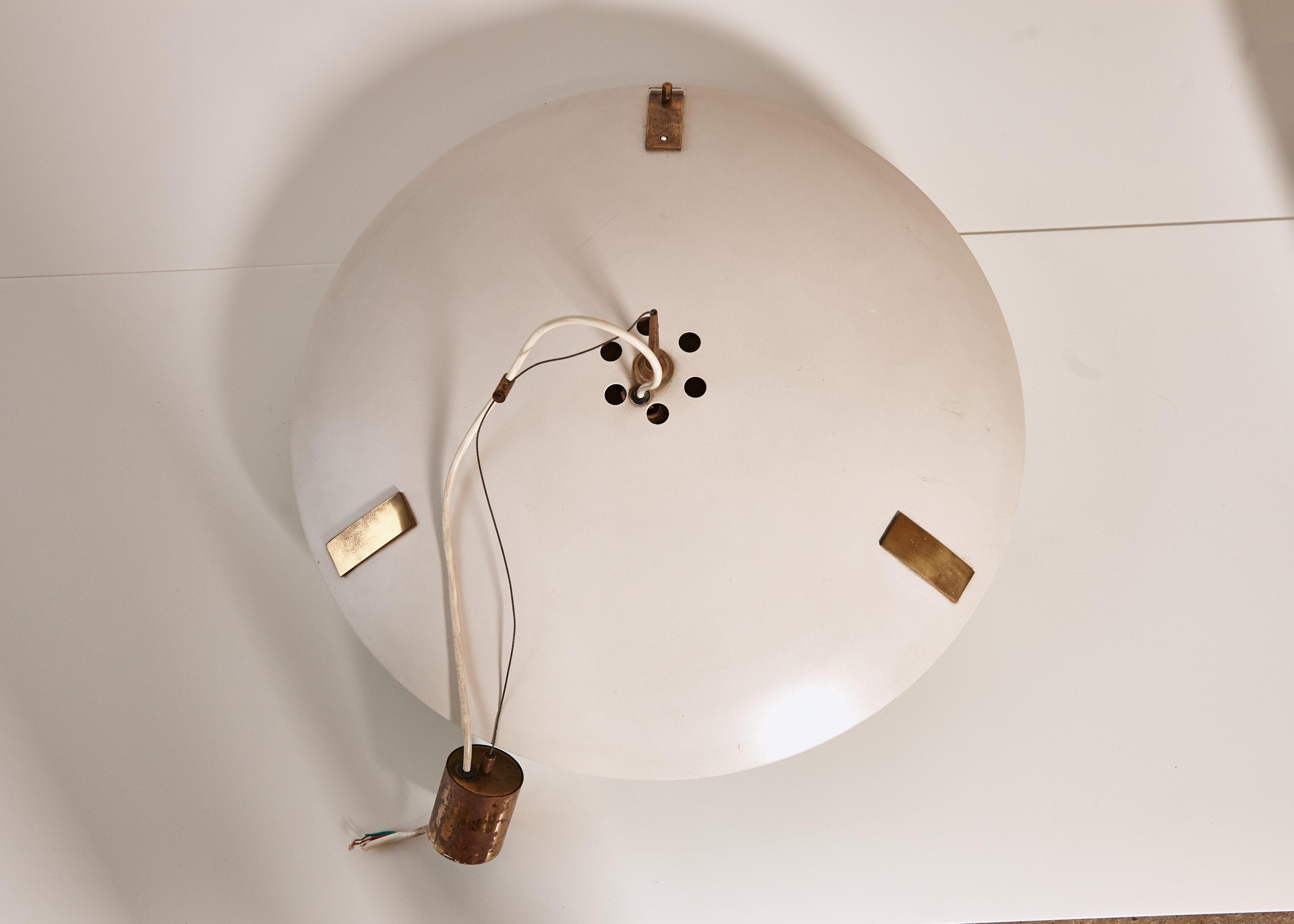 Rare plafonnier / lustre Stilnovo modèle 1140, Italie, années 1960 Bon état à LEWES, GB