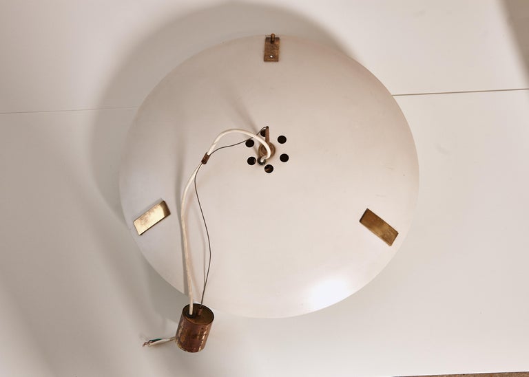 Rare Stilnovo Model 1140 Ceiling Lamp / Chandelier, Italy, 1960s In Good Condition For Sale In London, GB