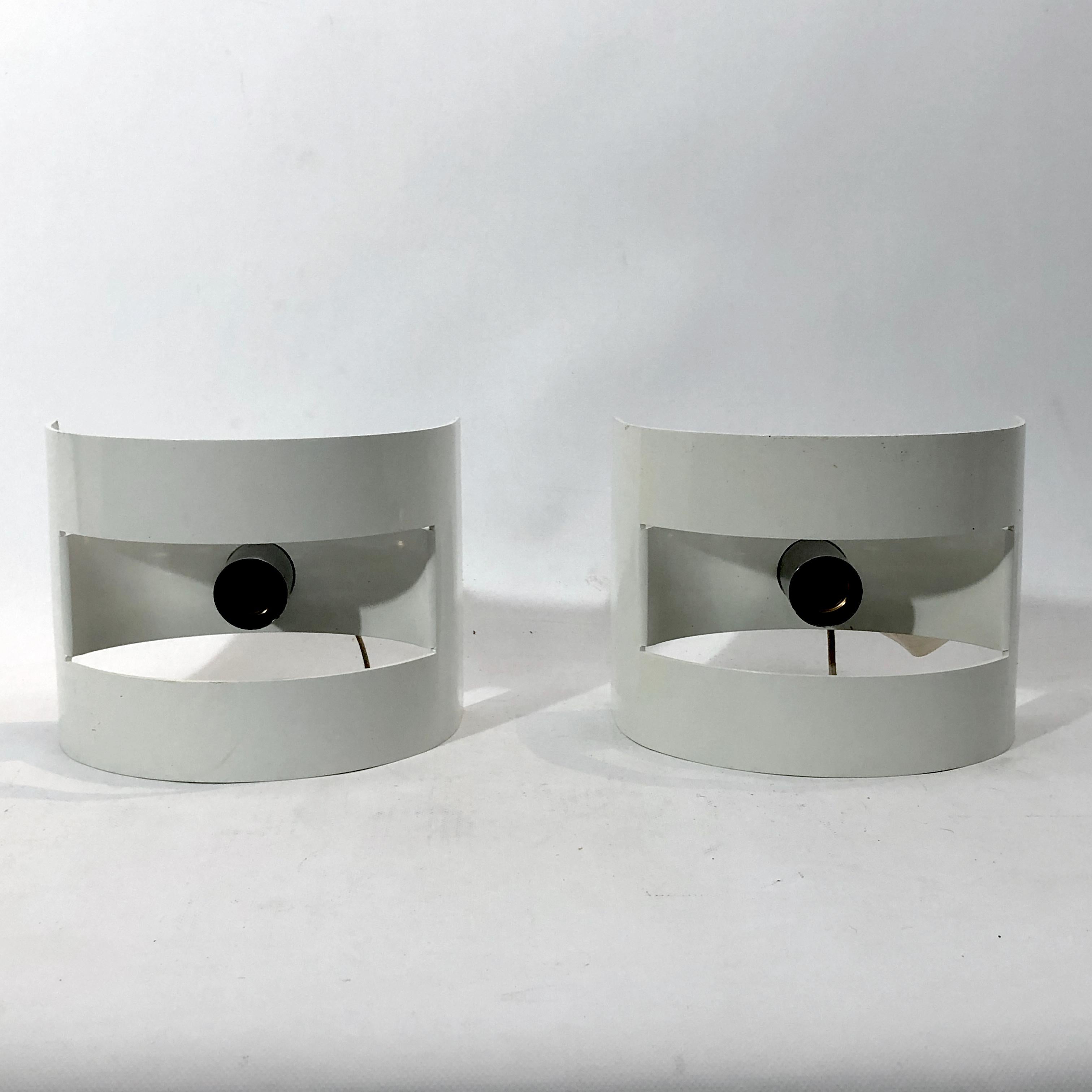 Rare Stilux Milano Model Lido, Pair of Large Sconces from 60s For Sale 5