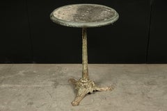 Rare Stone Top Bistro Table from France, circa 1920