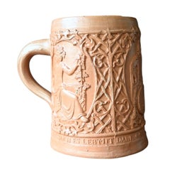 Rare Stoneware Beer Jug From Raeren, Circa 1680–1720