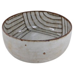Rare stoneware bowl by Gertrud Vasegaard