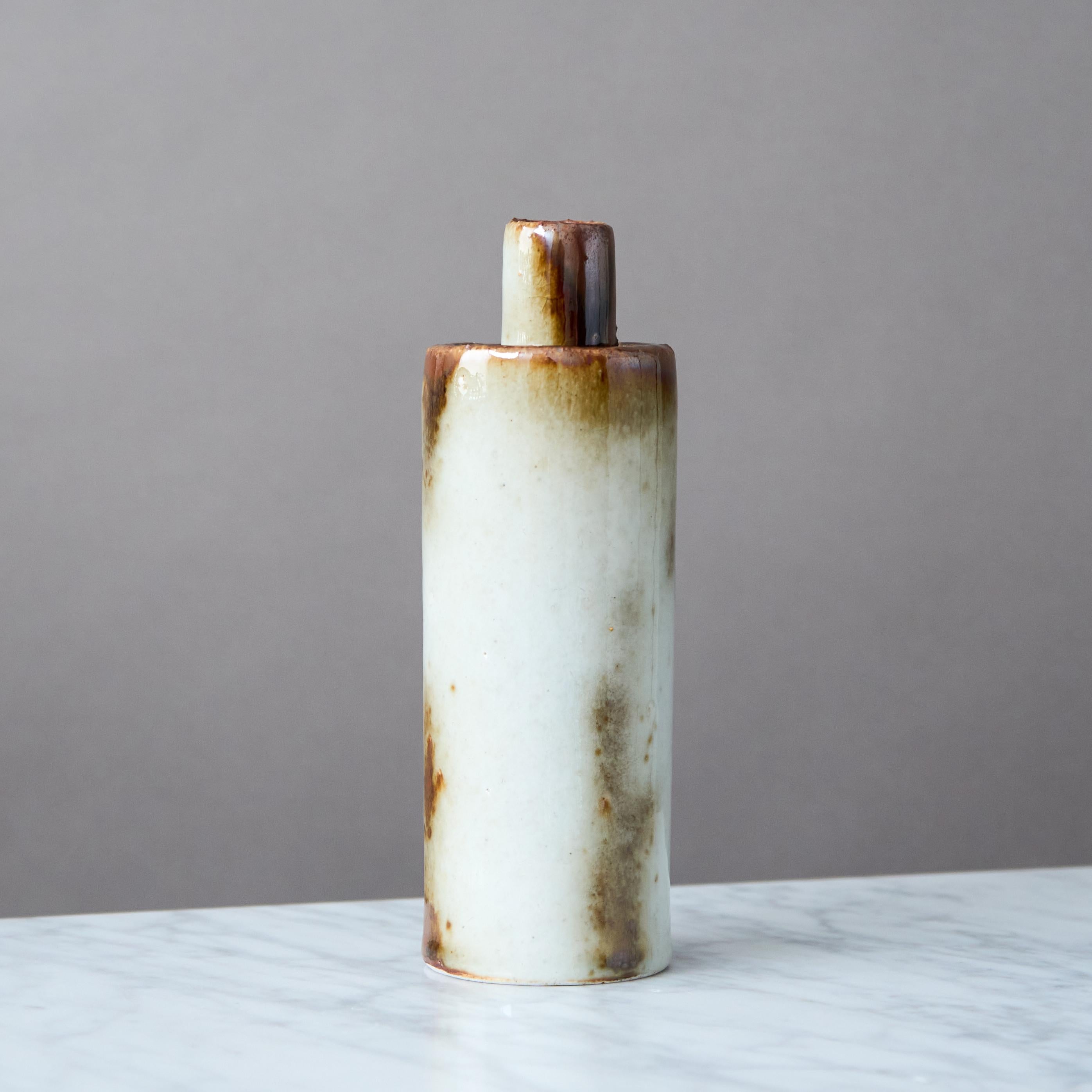 20th Century Rare Stoneware Candlestick by Bjorn Wiinblad. Rosenthal Germany, 1960s For Sale