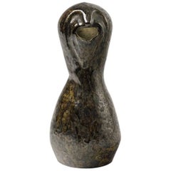 Rare Stoneware Pitcher by Armand Bedu, La Borne, circa 1940