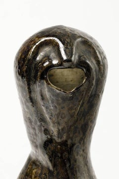 Rare Stoneware Pitcher by Armand Bedu, La Borne, circa 1940