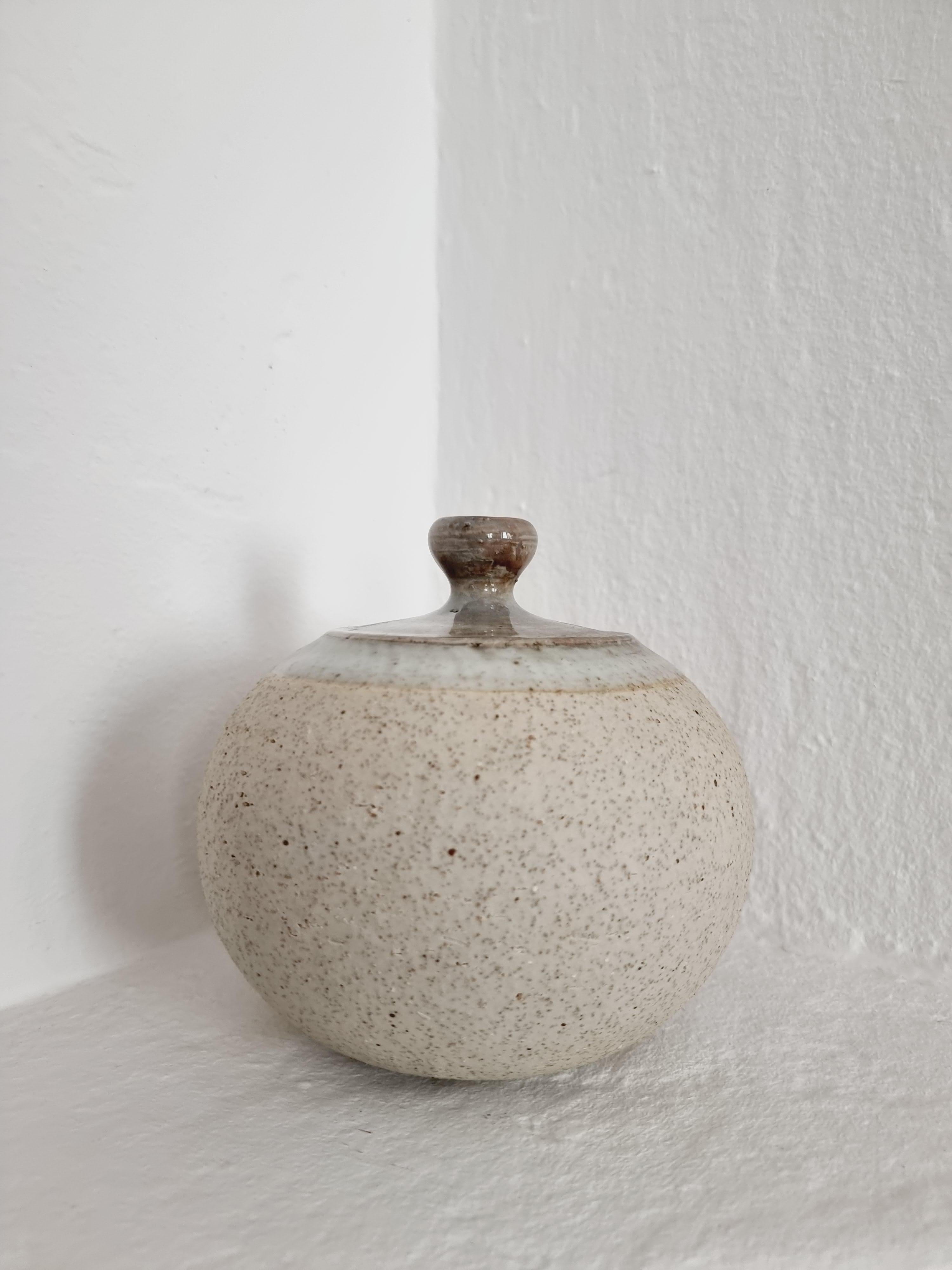 Swedish Rare Stoneware Vase by Sylvia Leuchovius for Rörstrand, 1960/70s For Sale