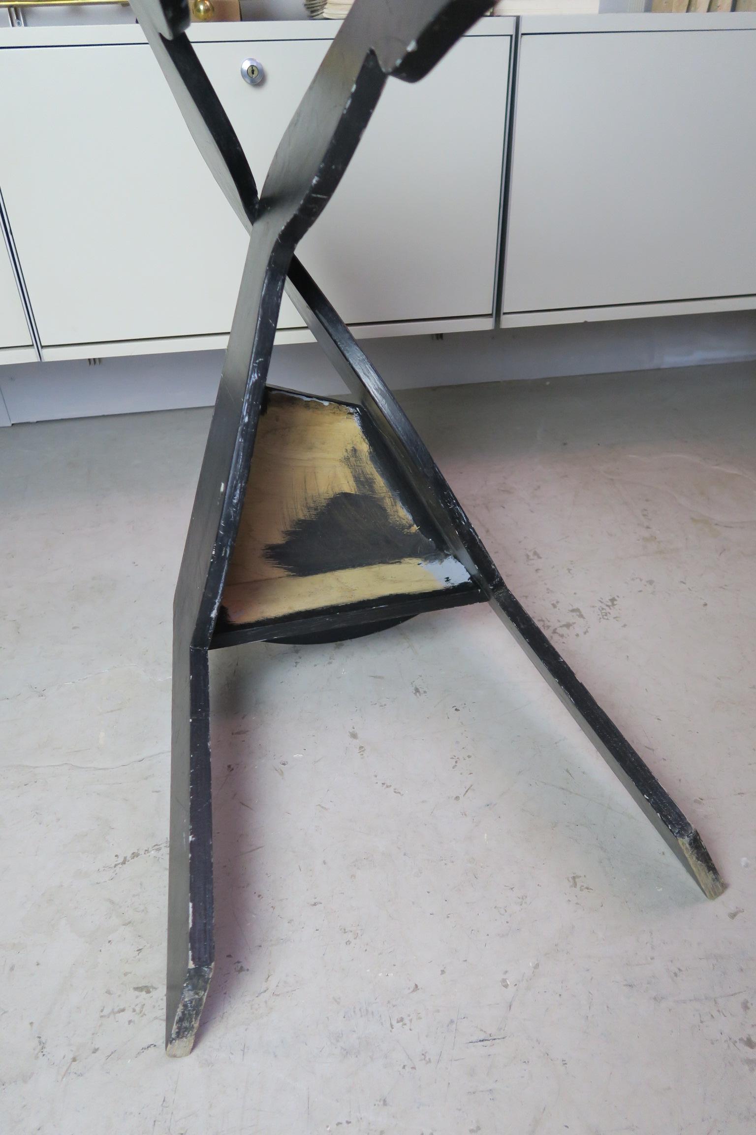 rare stool by Jean-Claude Biraben, France, 70s In Fair Condition In Kiel, SH