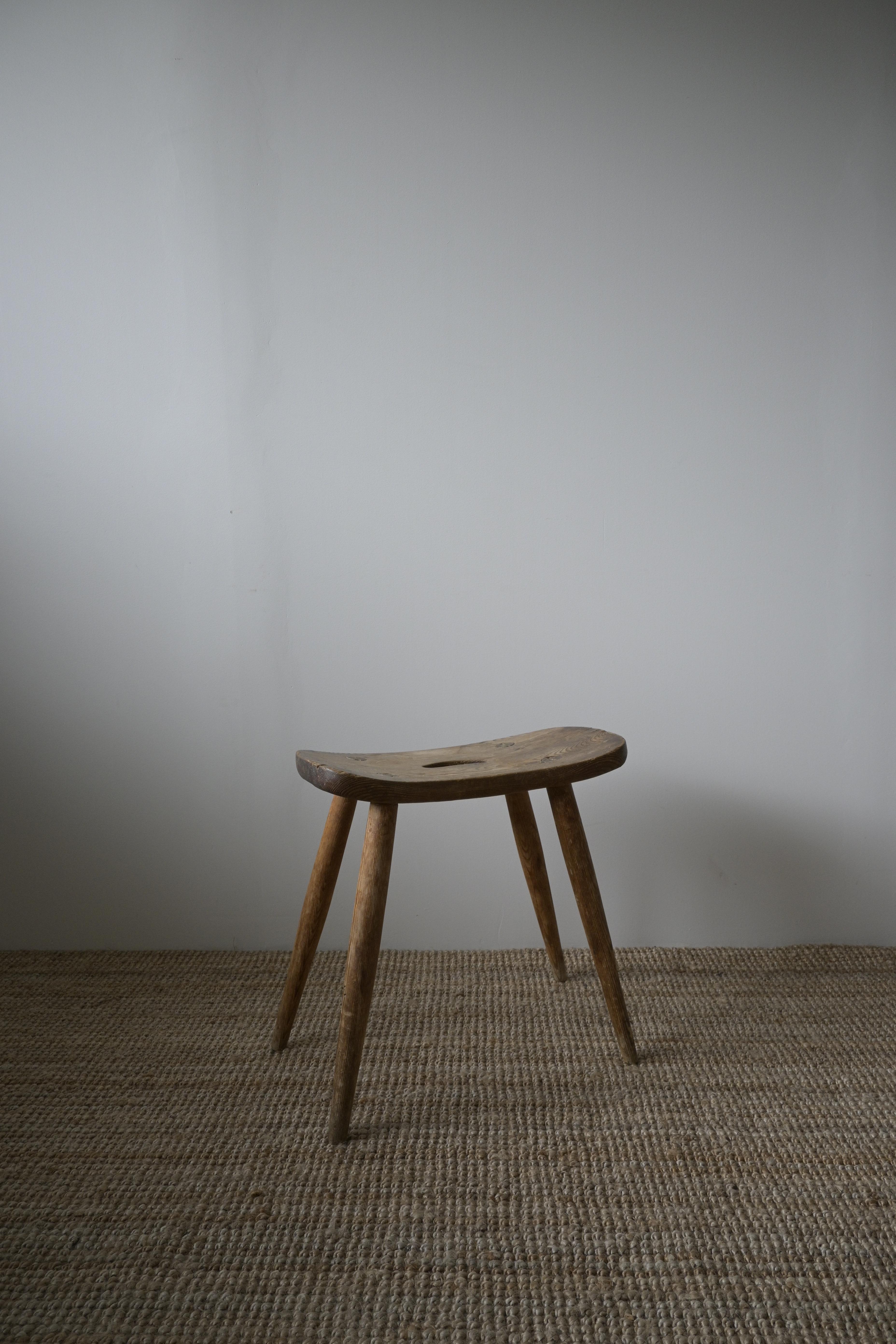 Tabouret rare de Torsten Claeson, Suède, vers 1940 Bon état - En vente à Farsta, SE