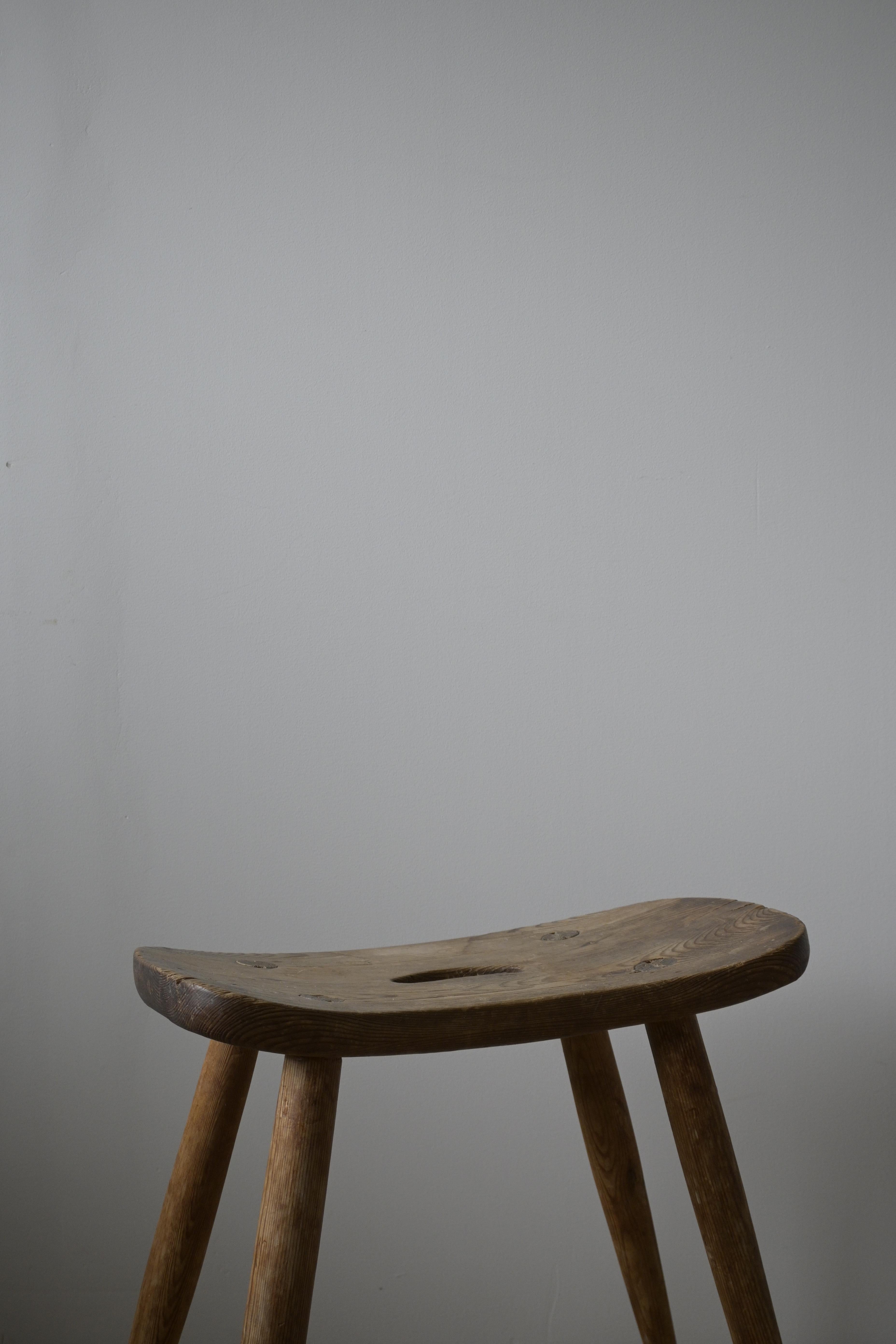Milieu du XXe siècle Tabouret rare de Torsten Claeson, Suède, vers 1940 en vente