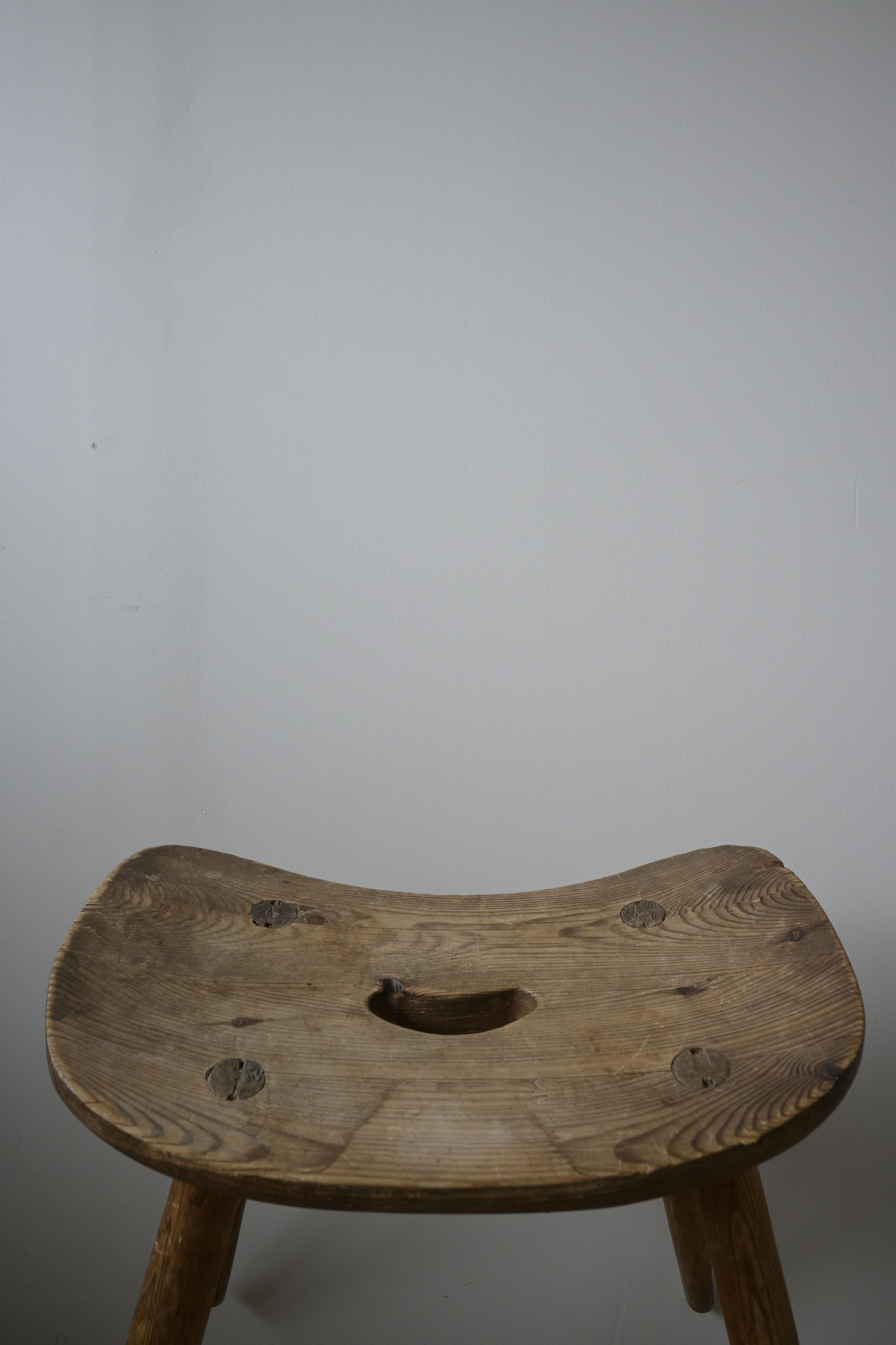 Tabouret rare de Torsten Claeson, Suède, vers 1940 en vente 2
