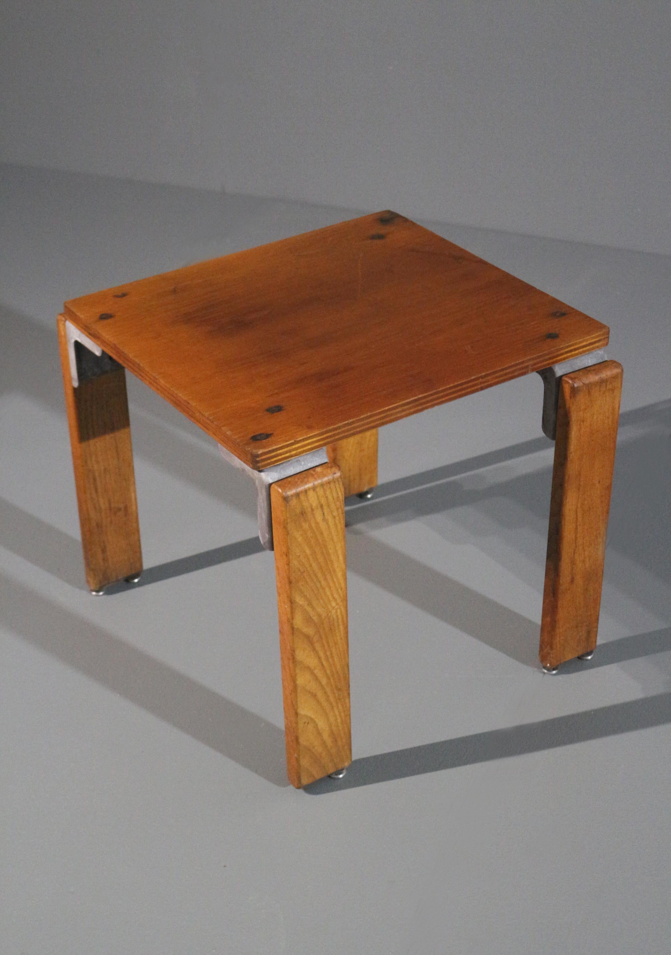 Mid-Century Modern rare stool Georges Candilis 1968 For Sale