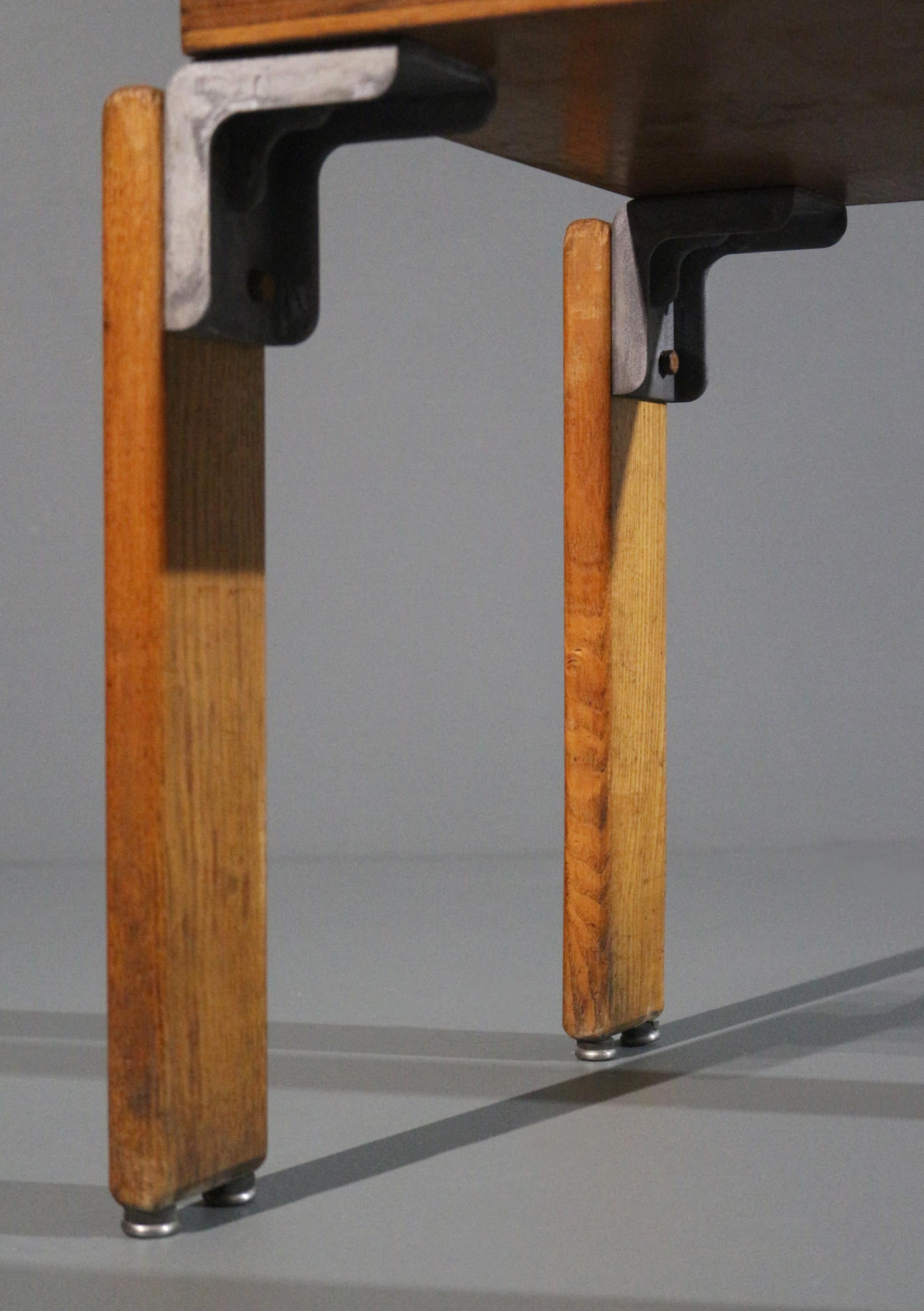 Appliqué rare stool Georges Candilis 1968 For Sale