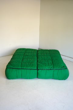 Rara cama de matrimonio Strips, Cini Boeri para Arflex, 1972