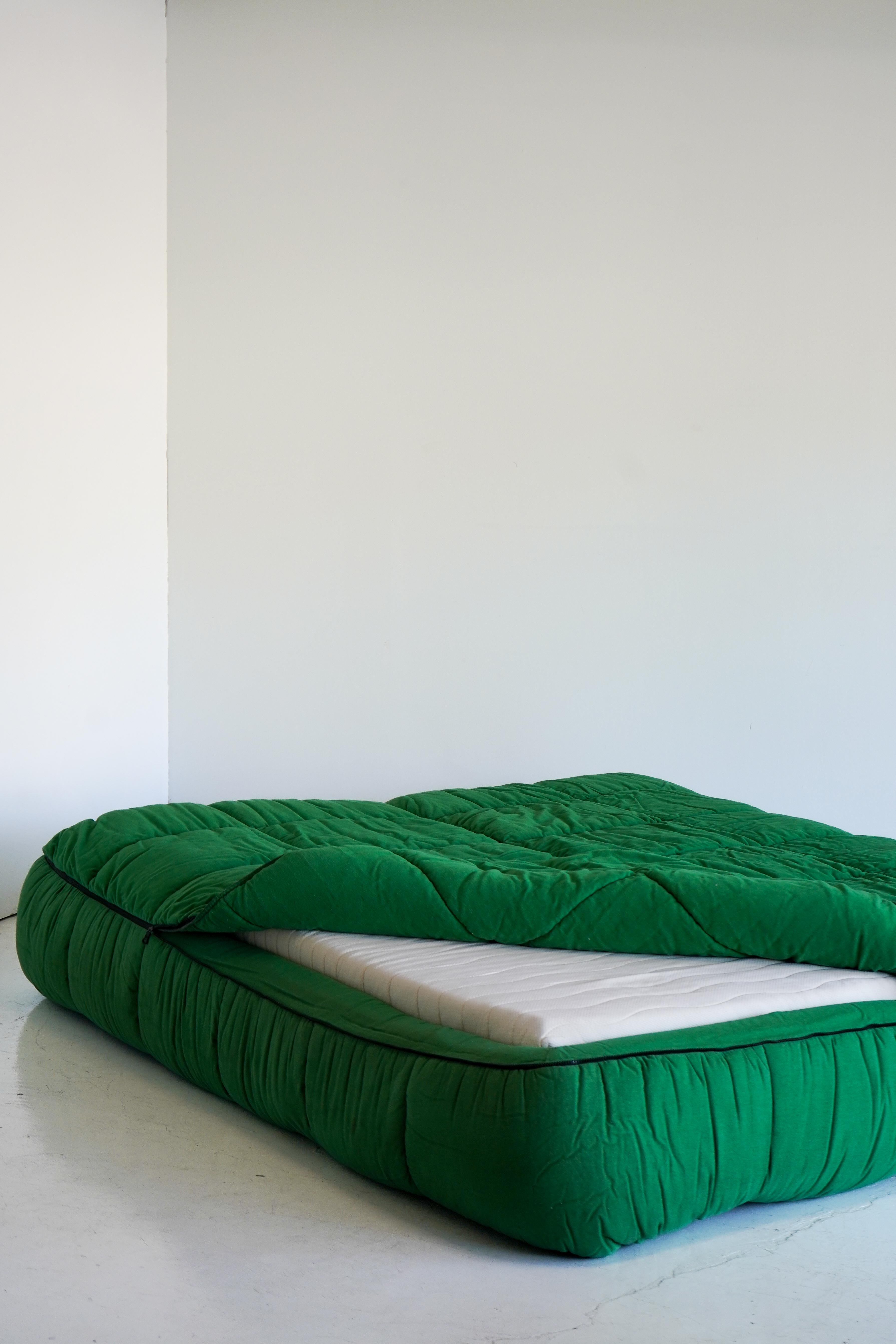 Post-Modern Rare Strips Queen Size Bed, Cini Boeri for Arflex, 1972 For Sale