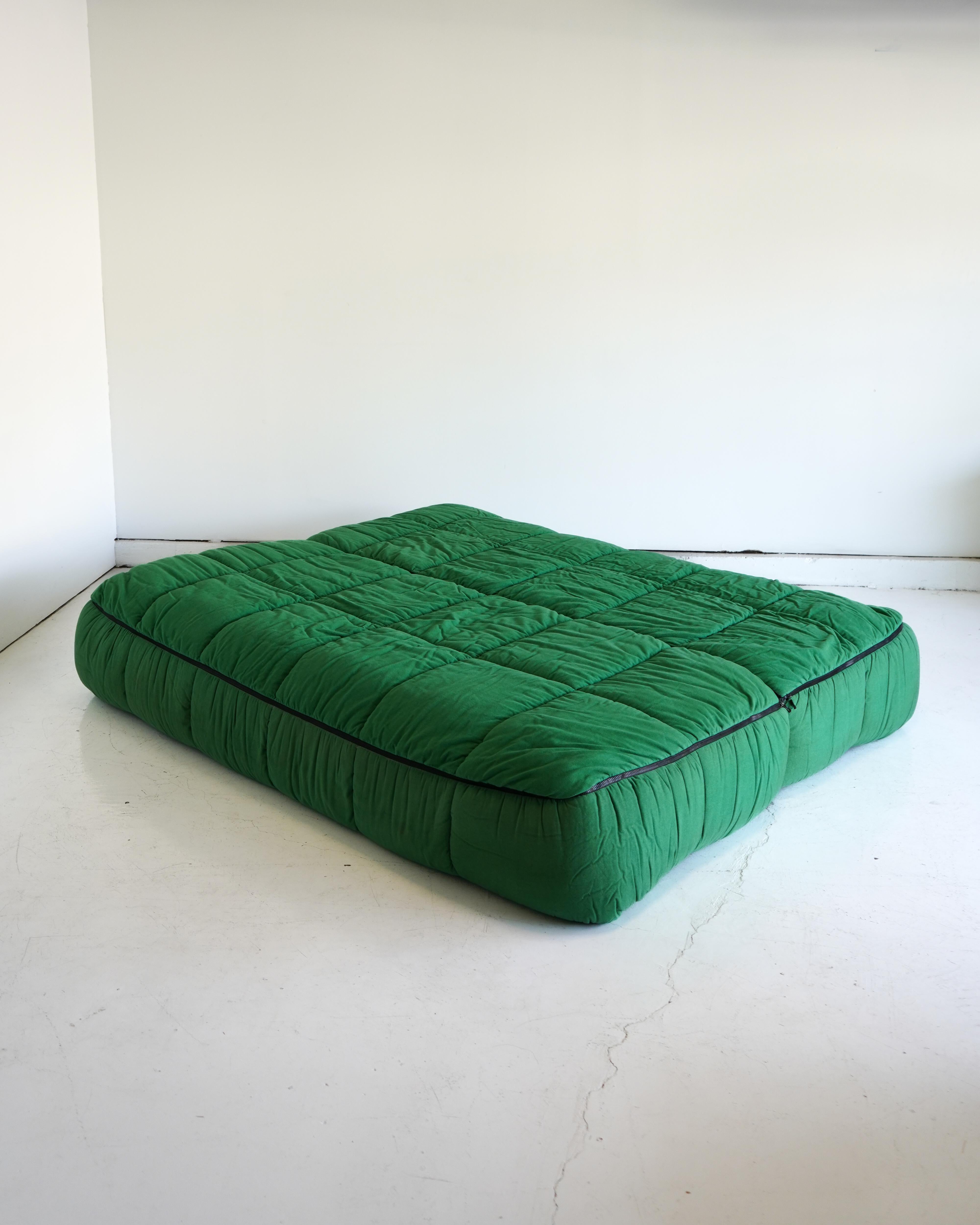 Italian Rare Strips Queen Size Bed, Cini Boeri for Arflex, 1972 For Sale