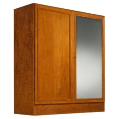 Rare Studio B.B.P.R. Wardrobe in Maple and Mirrored Glass ca. 1933
