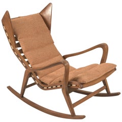 Rare Studio Cassina Rocking Chair Model 572