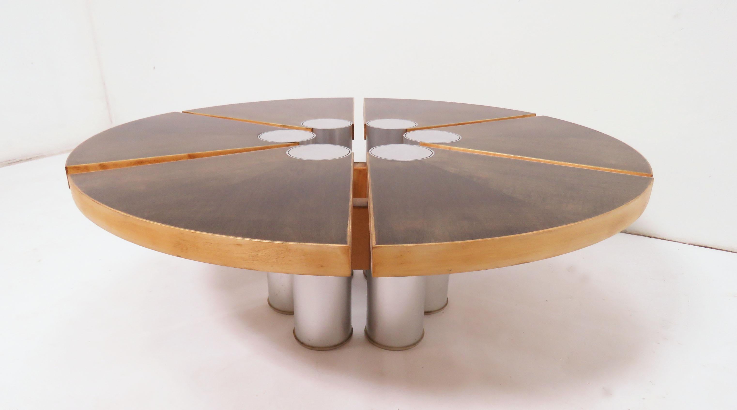 Rare Studio Craft Midcentury Coffee Table by Desmond Ryan, circa 1970s In Good Condition In Peabody, MA