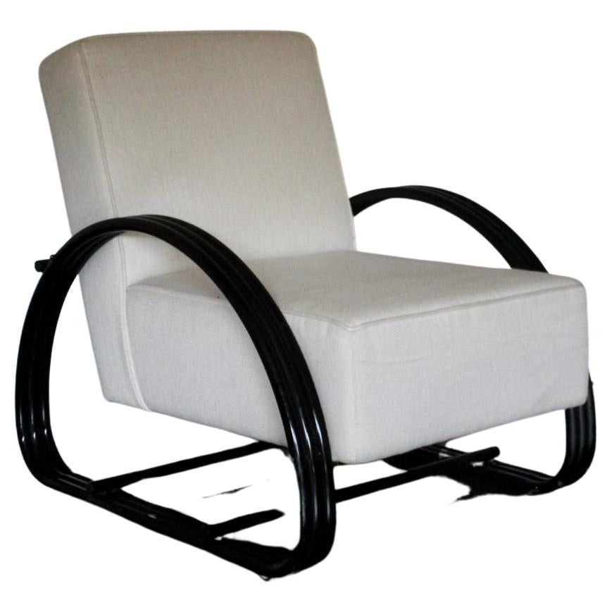 Rare Sublime Ralph Lauren “Hudson Street” Lounge Chair Armchair in Pale-Linen an