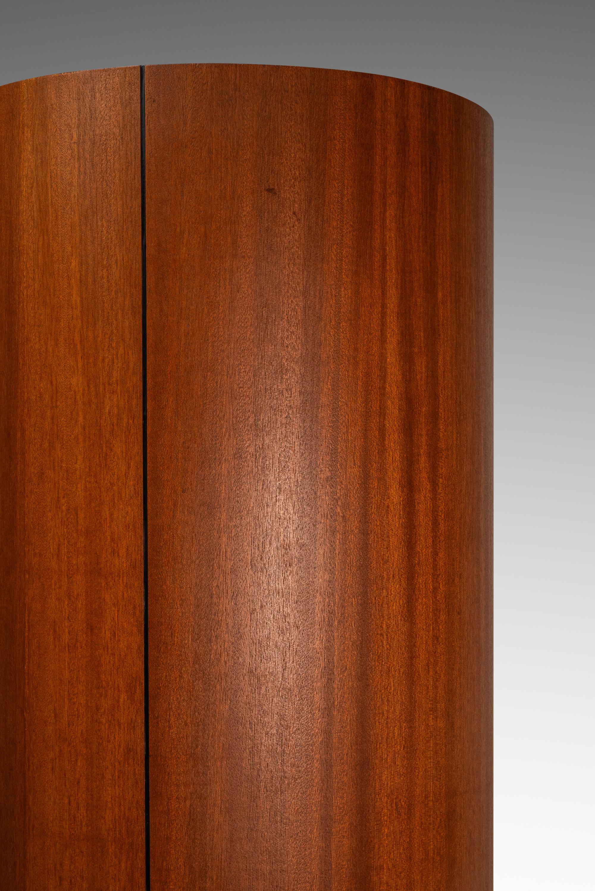 RARA Lámpara de pie del Hotel Shelbourne, Miami Beach, EE.UU., c. 1940s Teca en venta