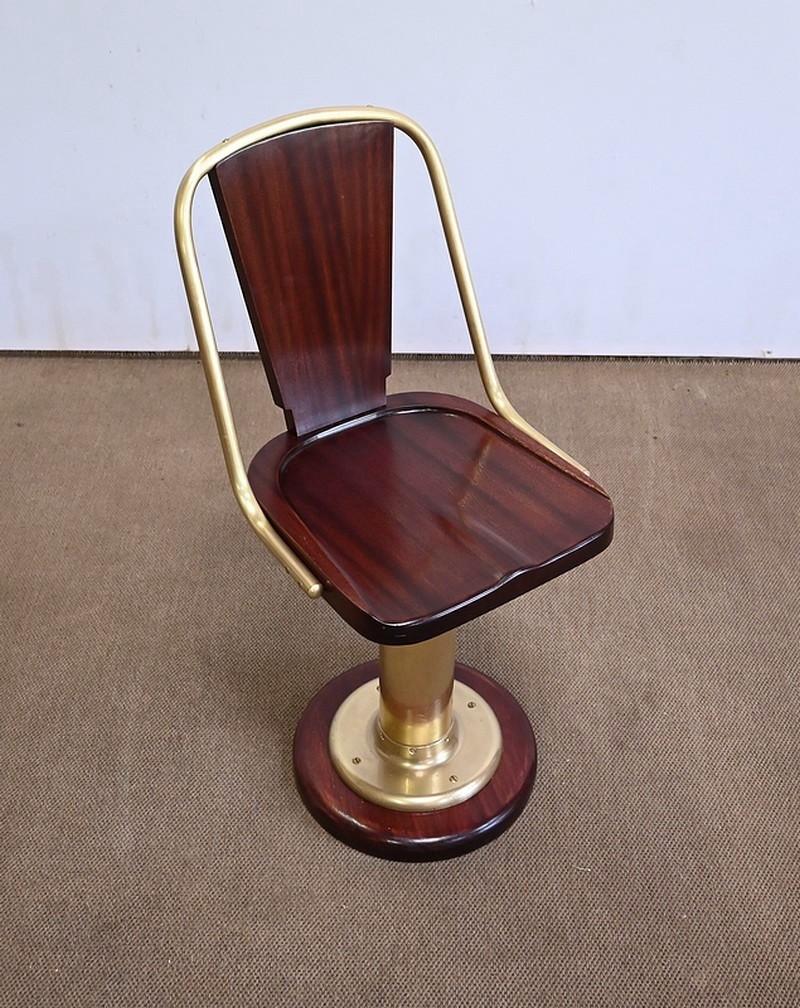 Rare Set of 6 Ocean Liner Chairs, England – Early 20th Century For Sale 4