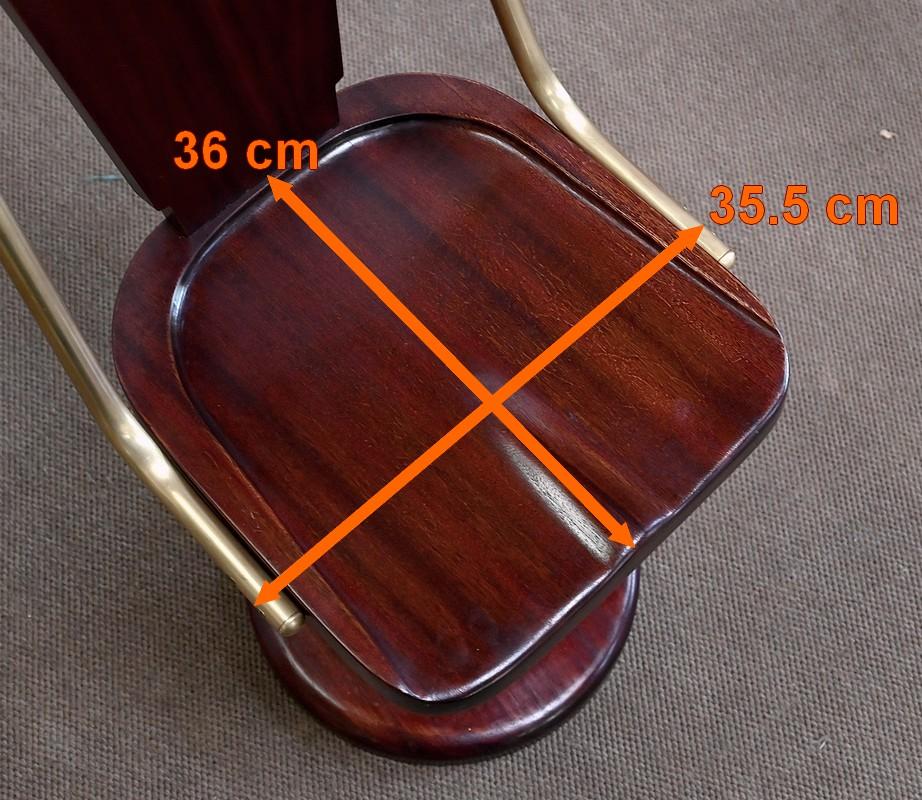 Rare Set of 6 Ocean Liner Chairs, England – Early 20th Century For Sale 11