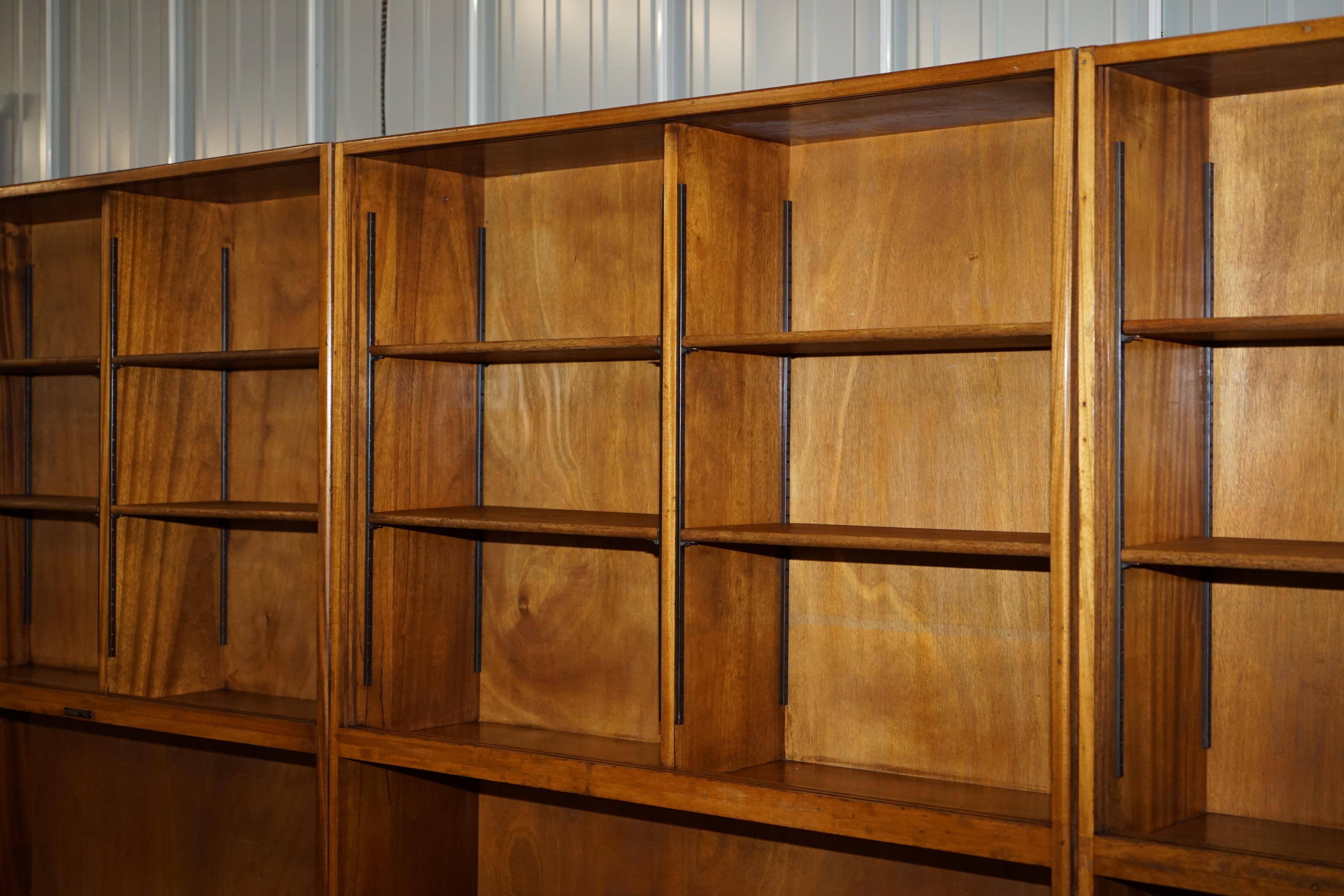 Rare Suite of Four 1940s Myers Old Street Shop Pharmacy Cabinets or Bookcases 2