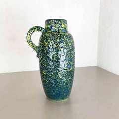 Scheurich vase rare en lave grasse multicolore super colorée WGP, Allemagne, années 1970