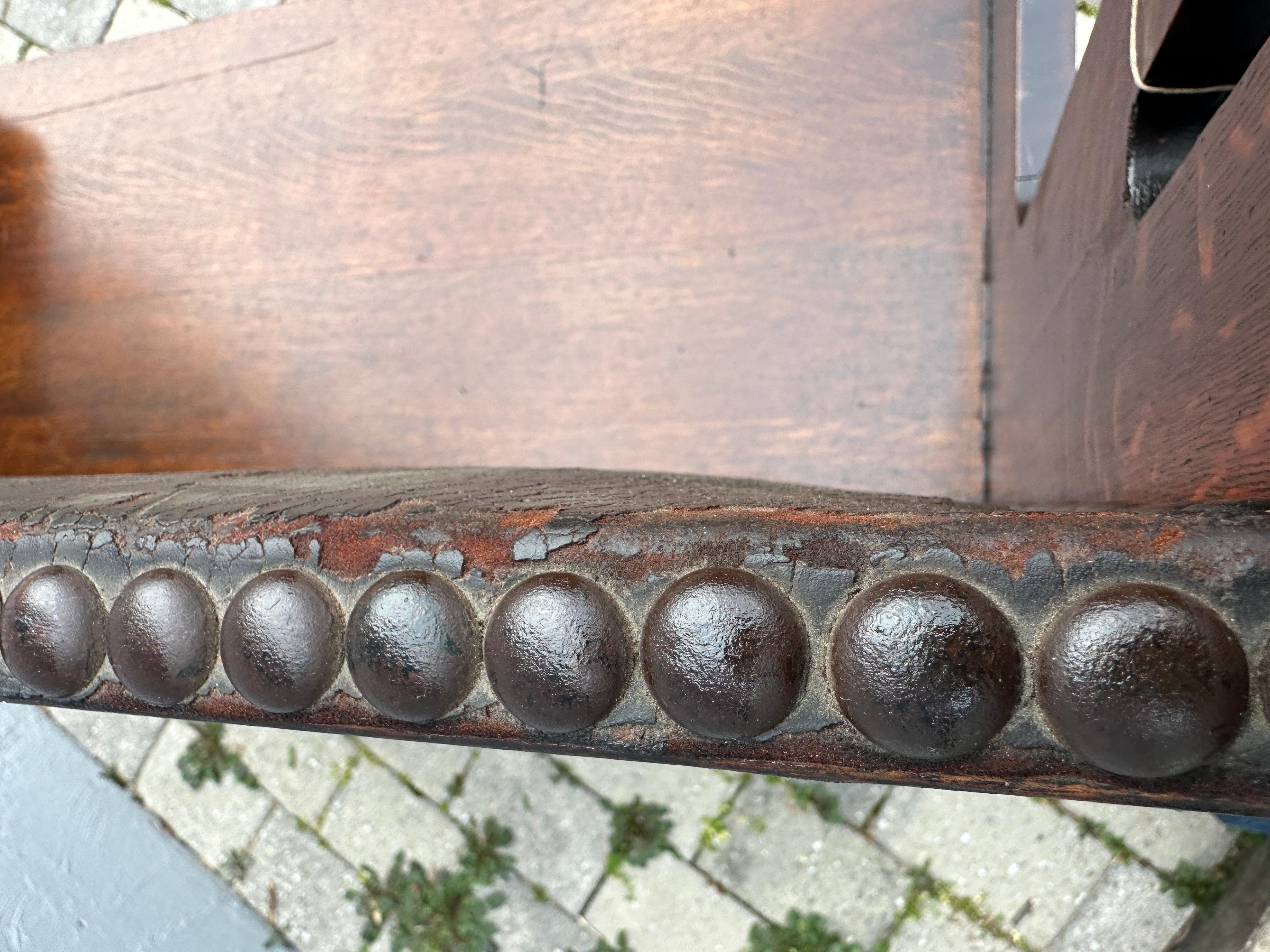 Rare SUPERB Early Gustav Stickley Hall Bench  SALE           SALE           SALE For Sale 10