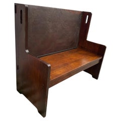 Rare SUPERB Early Gustav Stickley Hall Bench  SALE           SALE           SALE