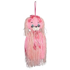 Raro bolso lencero surrealista Schiaparelli con forma de gato