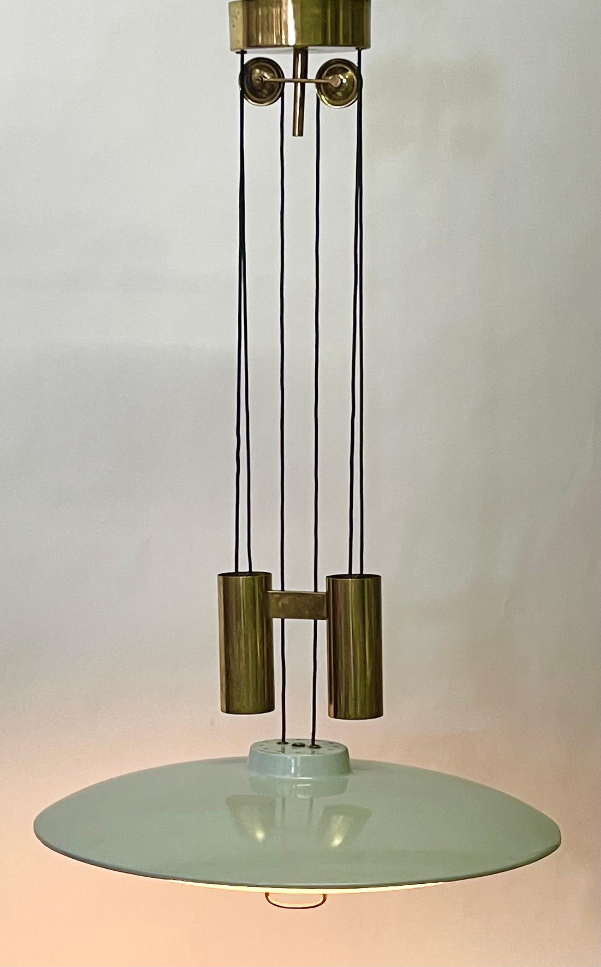 Rare Suspension Lamp Mod.1953 by Max Ingrand for Fontana Arte, Italy circa 1950s 8