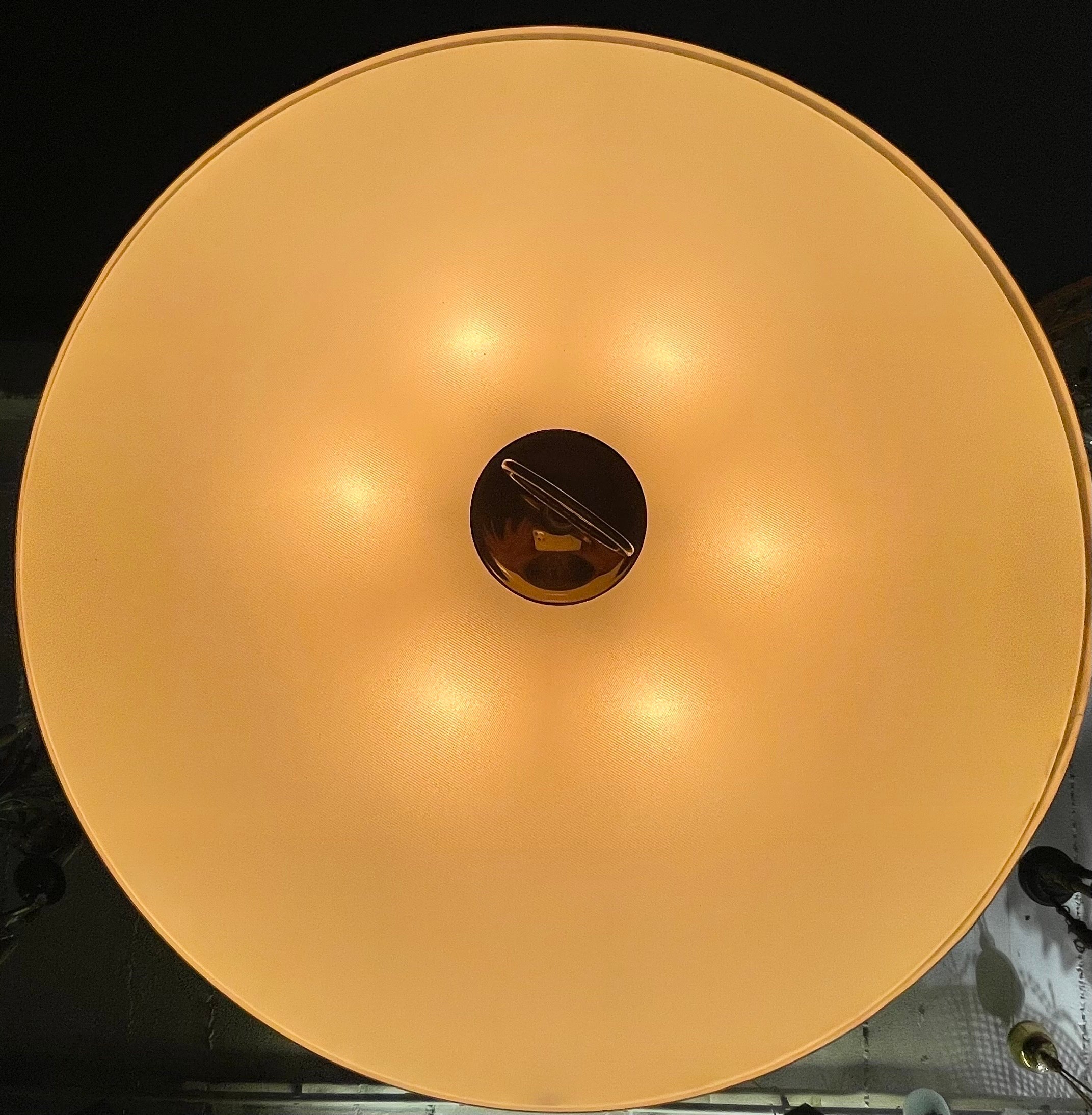 Rare Suspension Lamp Mod.1953 by Max Ingrand for Fontana Arte, Italy circa 1950s In Good Condition In Wiesbaden, Hessen