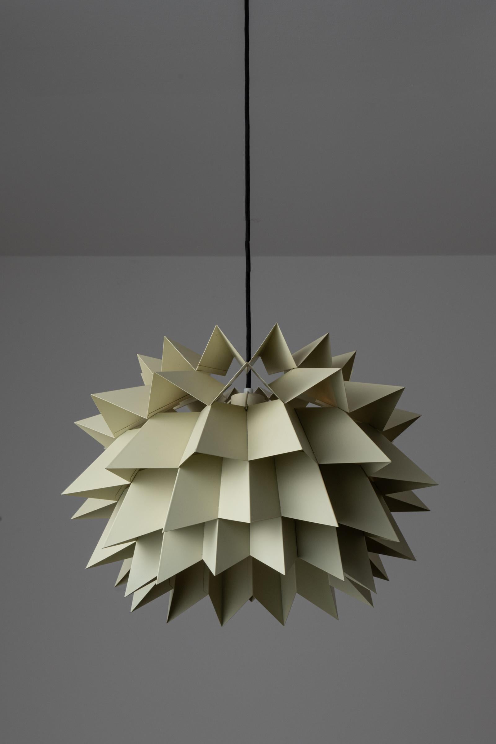 Danish Rare Suspension Light by Anton Fogh Holm and Alfred Andersen for Nordisk Solar