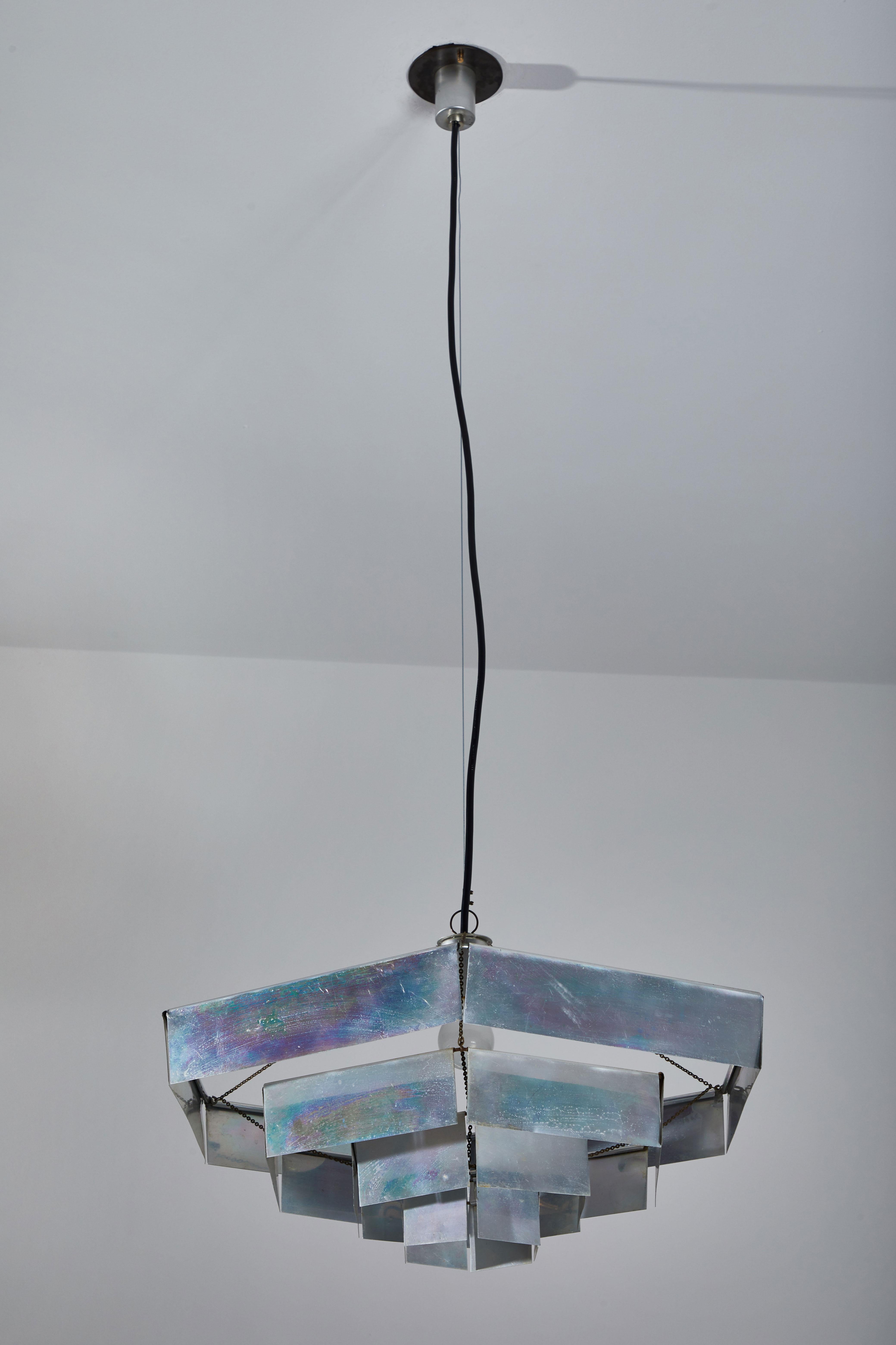 Italian 'Esagonale' Pendant by Bruno Munari for Danese Milano For Sale