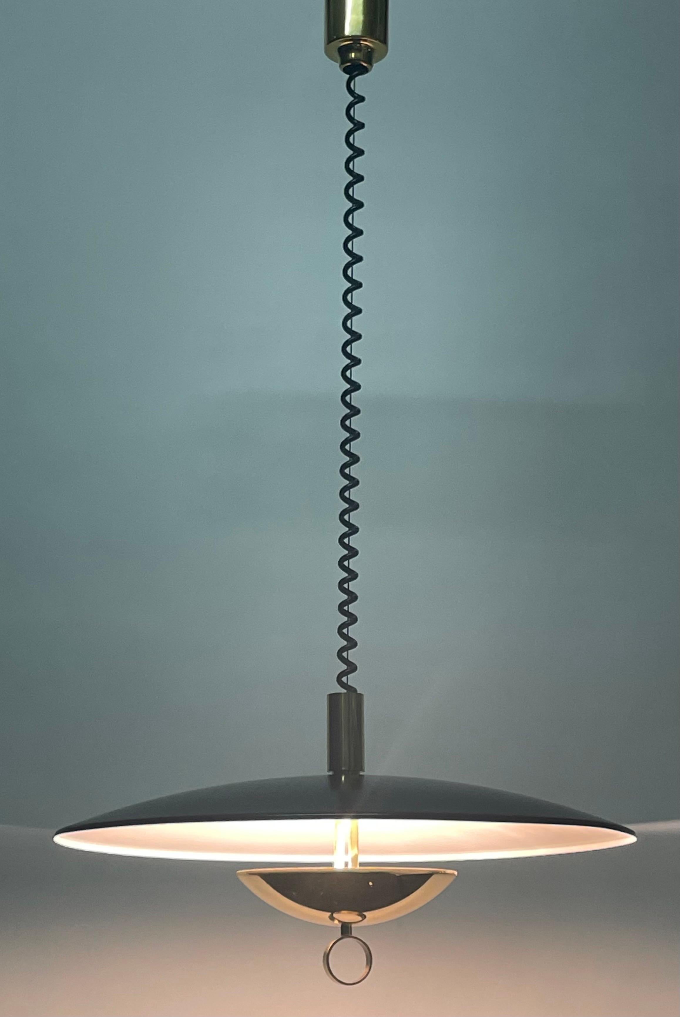 Rare Suspension Light by Hillebrand, Germany, circa 1970s In Excellent Condition For Sale In Wiesbaden, Hessen