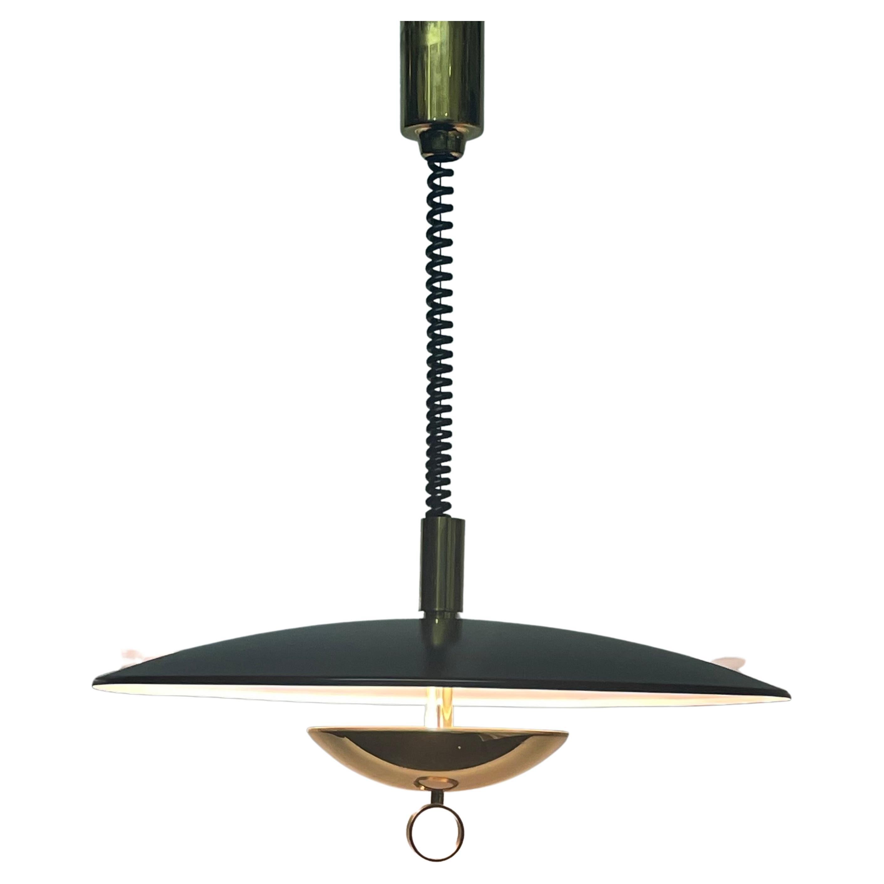 Rare Suspension Light by Hillebrand, Germany, circa 1970s For Sale