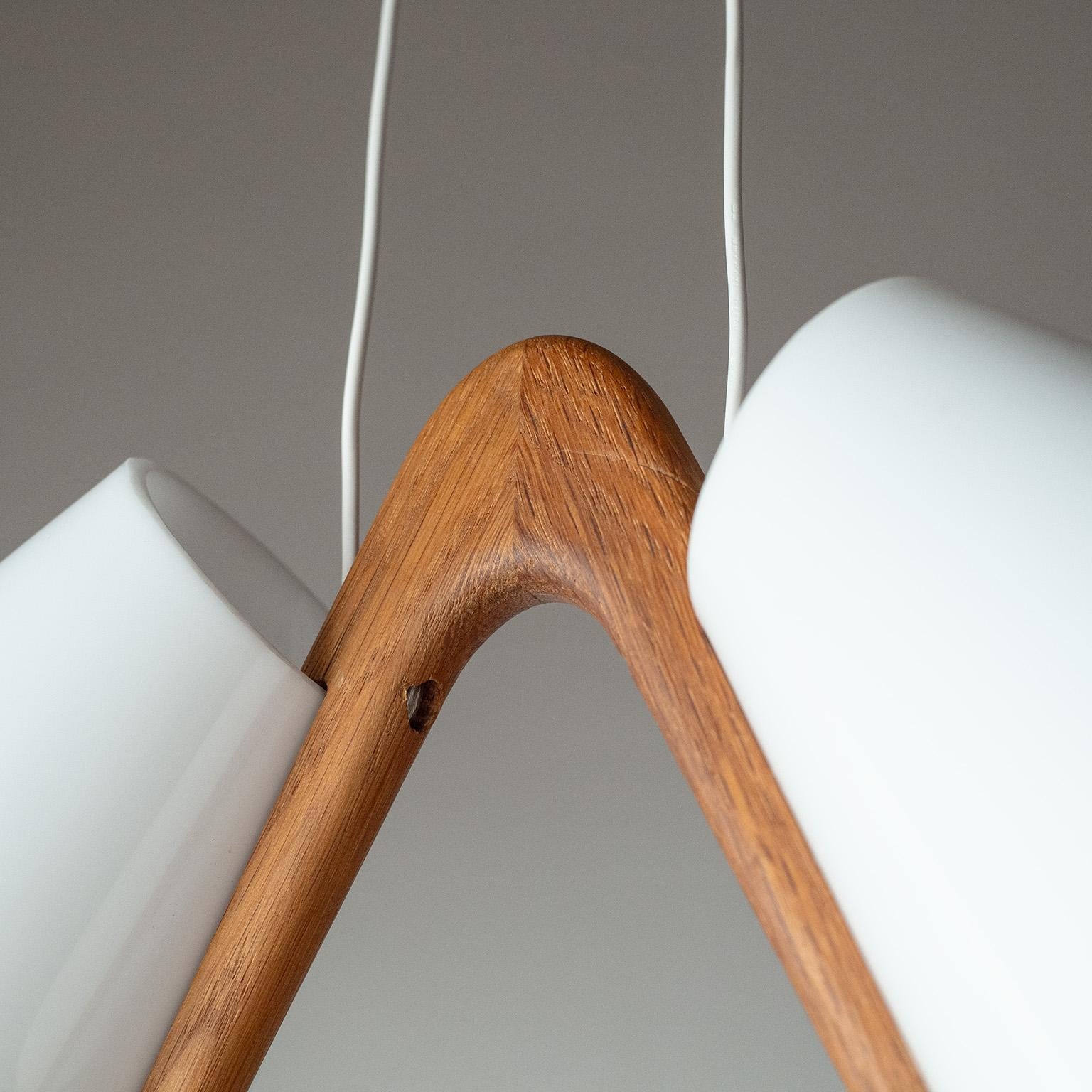 Svedese Rara lampada a sospensione di Luxus, Svezia, anni '50 in vendita