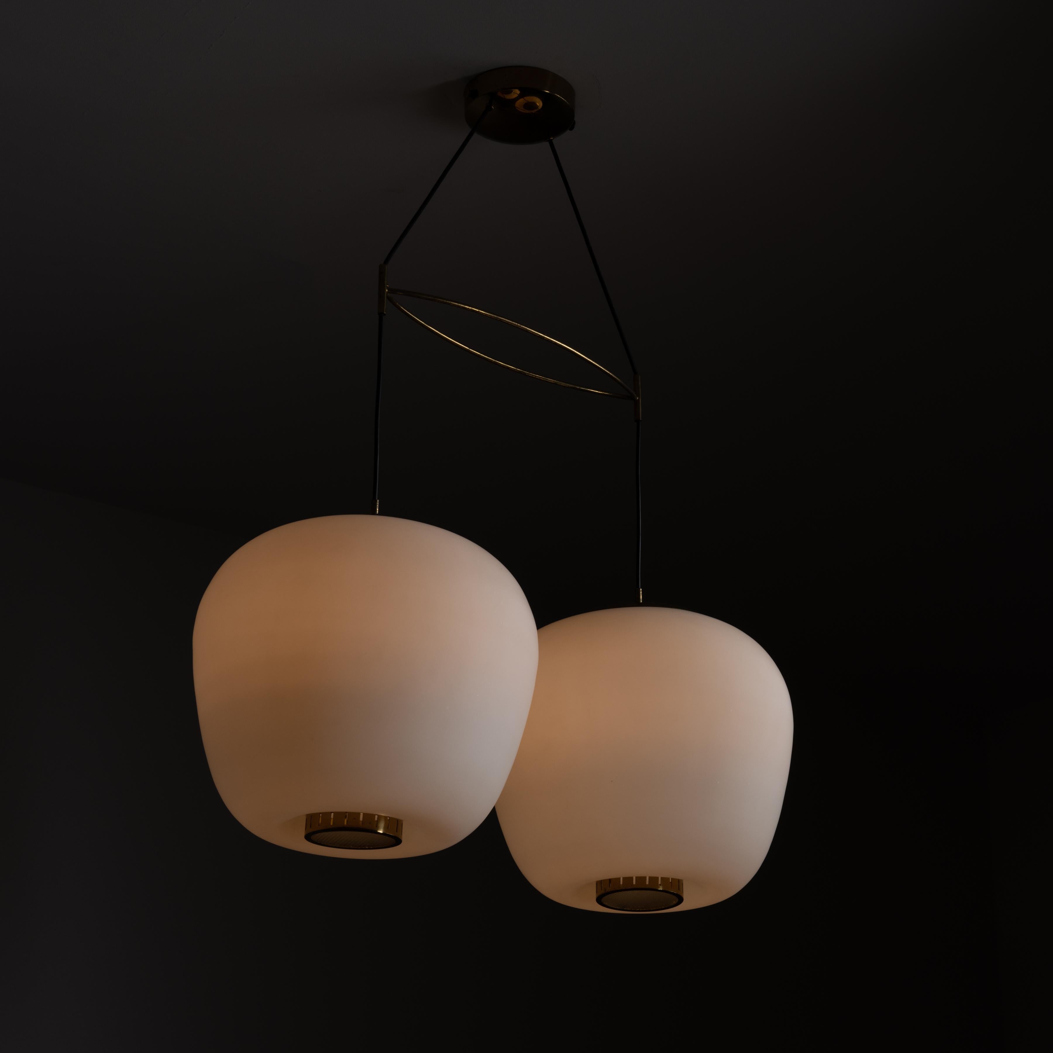 Italian Rare Suspension Light by Stilnovo  For Sale