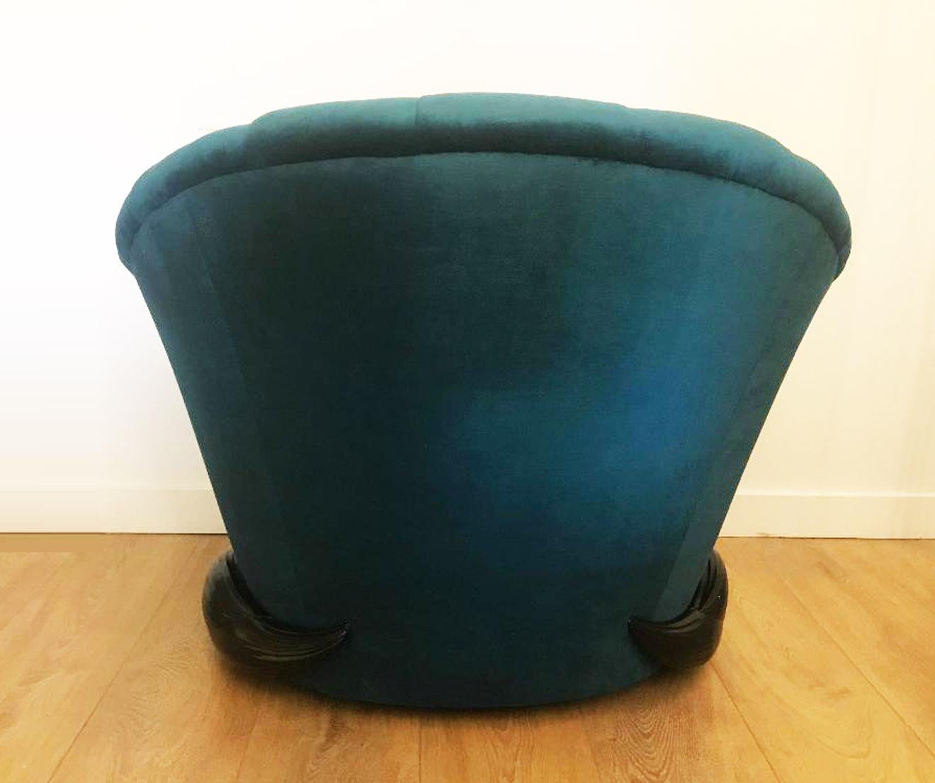 Rare Swan Leda Lounge Chair by Suzanne Geismar In Excellent Condition In Miami, FL