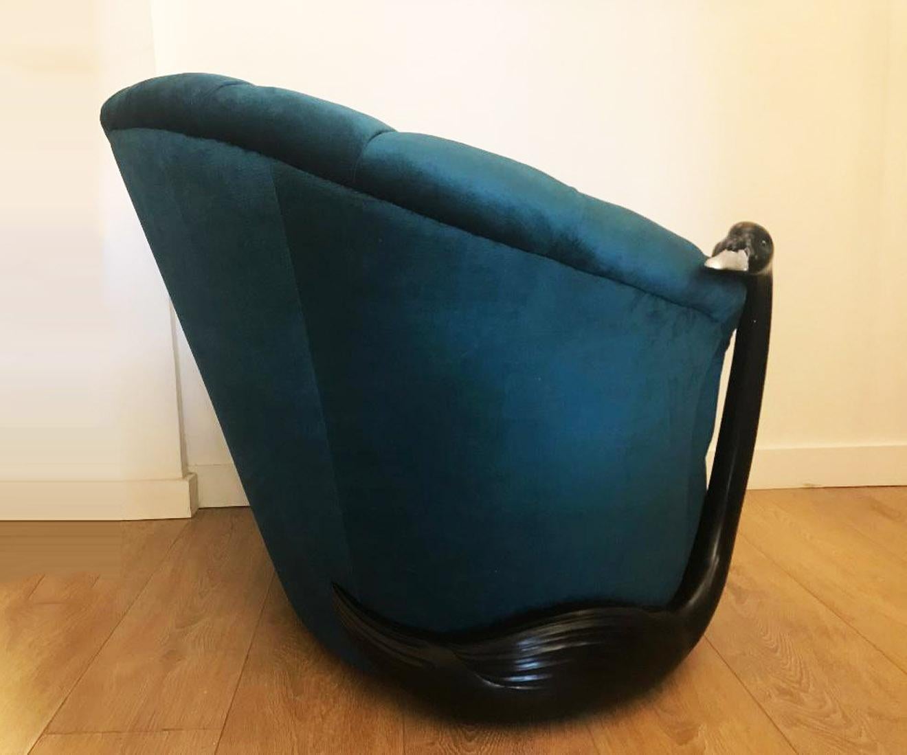 Late 20th Century Rare Swan Leda Lounge Chair by Suzanne Geismar