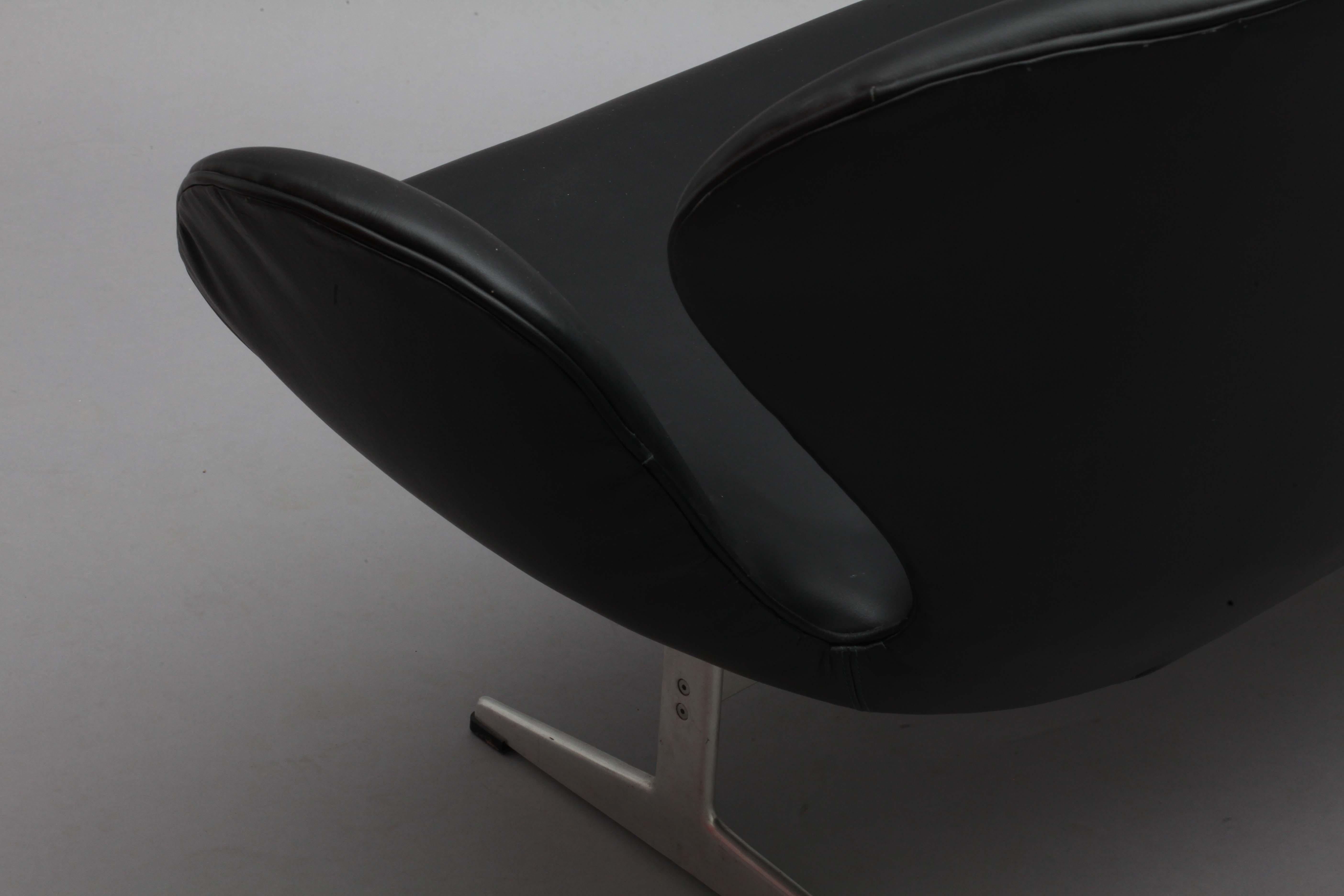 Danese Raro divano Swan di Arne Jacobsen per Fritz Hansen, Danimarca, circa 1968 in vendita
