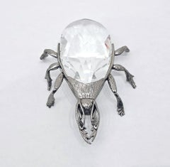 Discontinued Model Swarovski Novelty Beetle Bottle Opener, c. 1978
