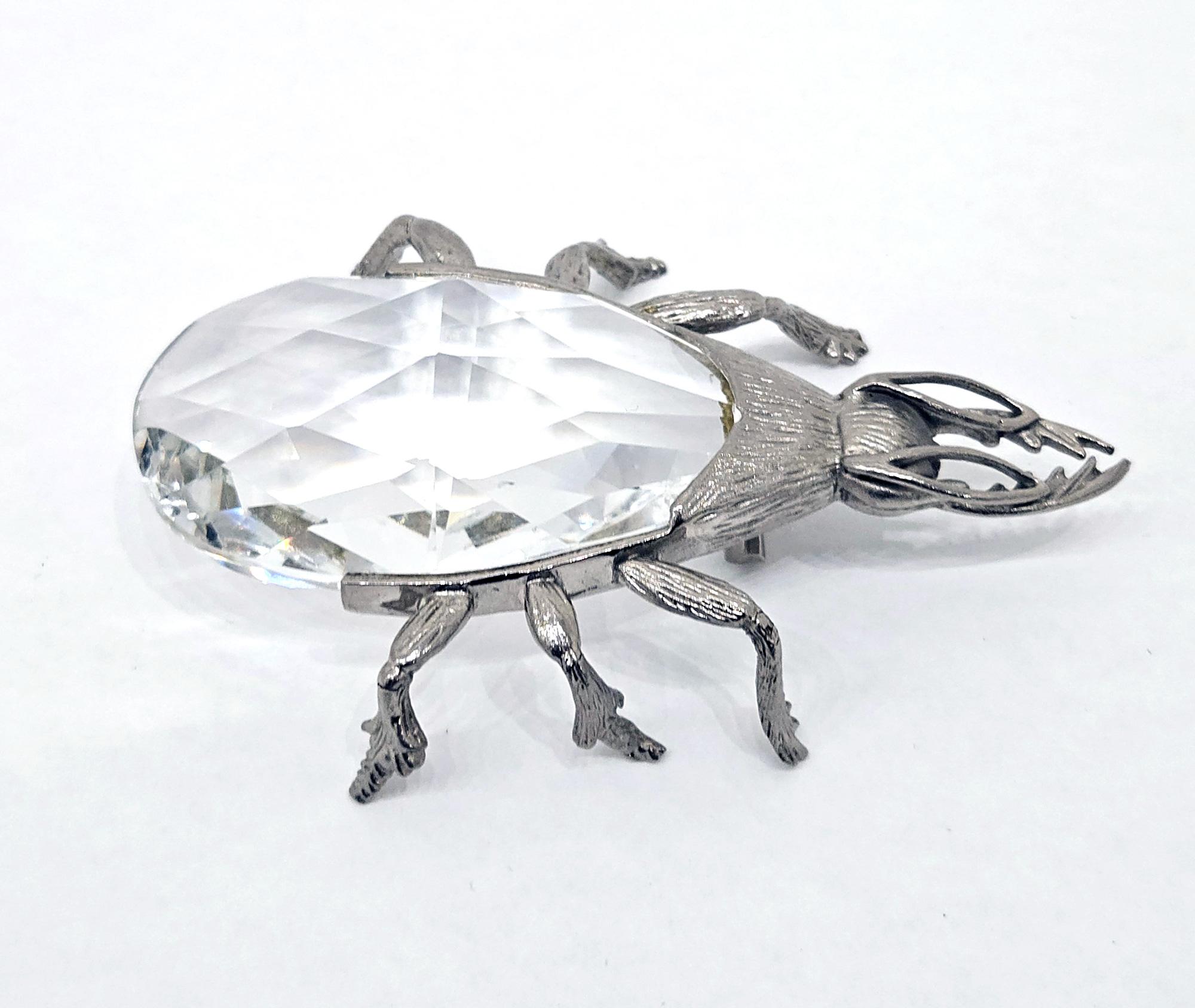 Austrian Rare Swarovski Novelty Beetle Bottle Opener, c. 1978 For Sale
